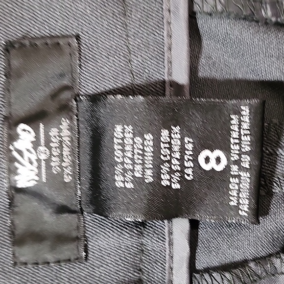 MOSSIMO STRETCH EXTENSIBLE GREY PANTS SZ 8 IN EXCELLENT CONDITION - Picture 9 of 10